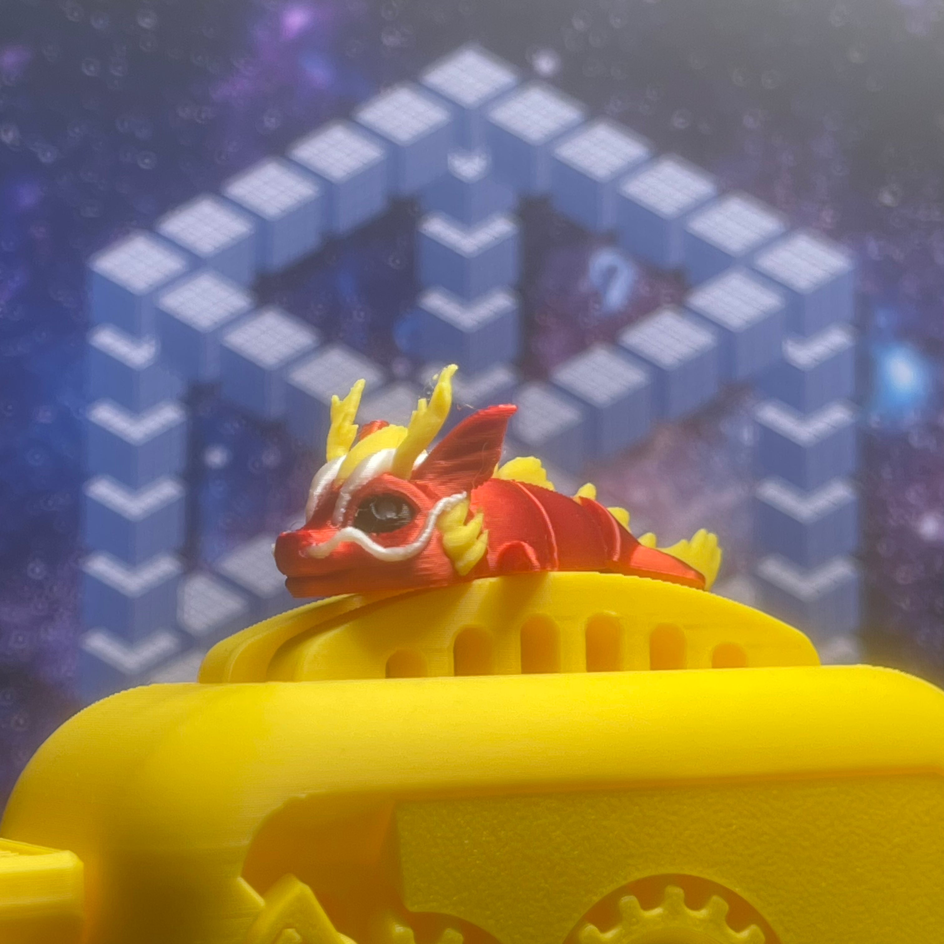 Mini dragon en porte clé