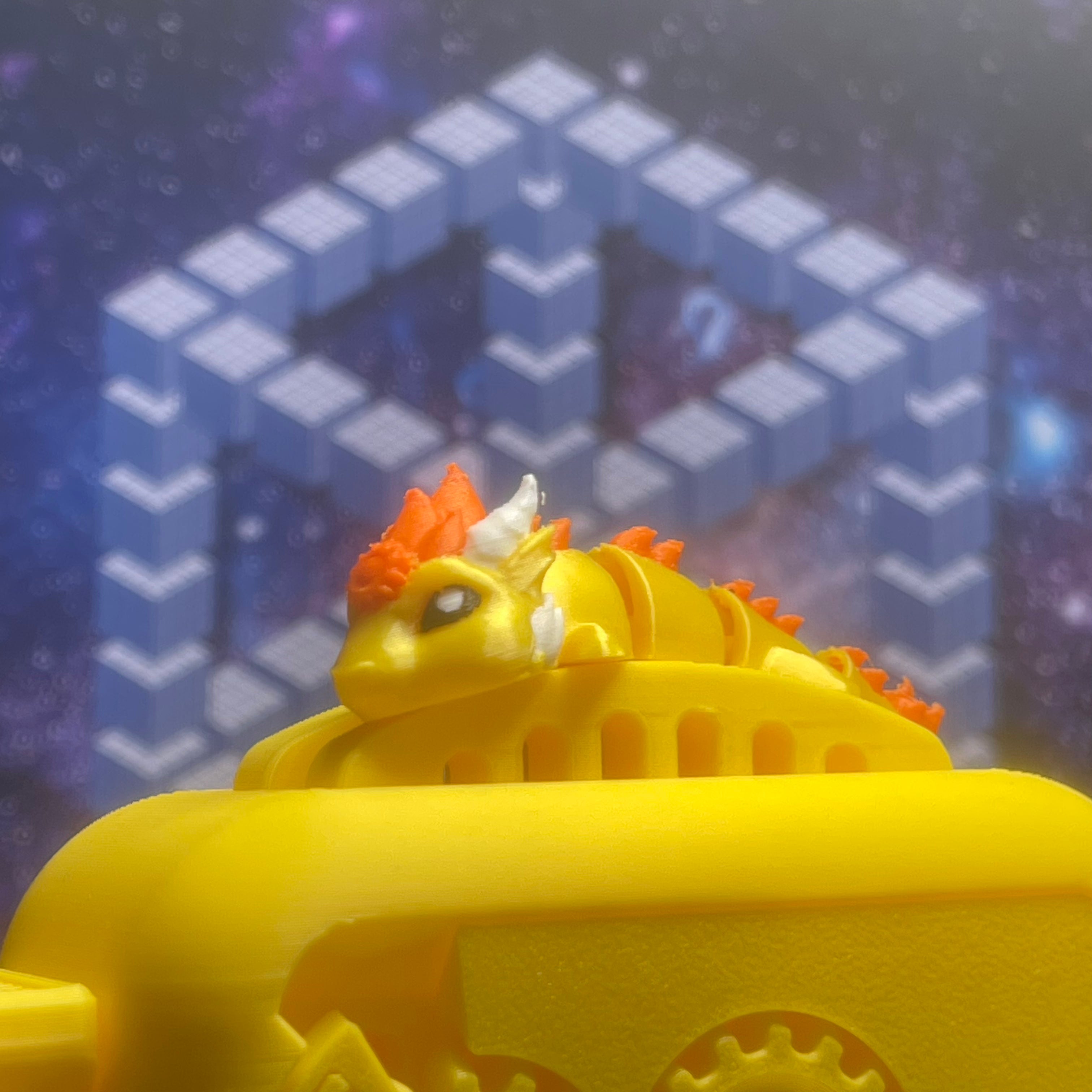 Mini dragon en porte clé